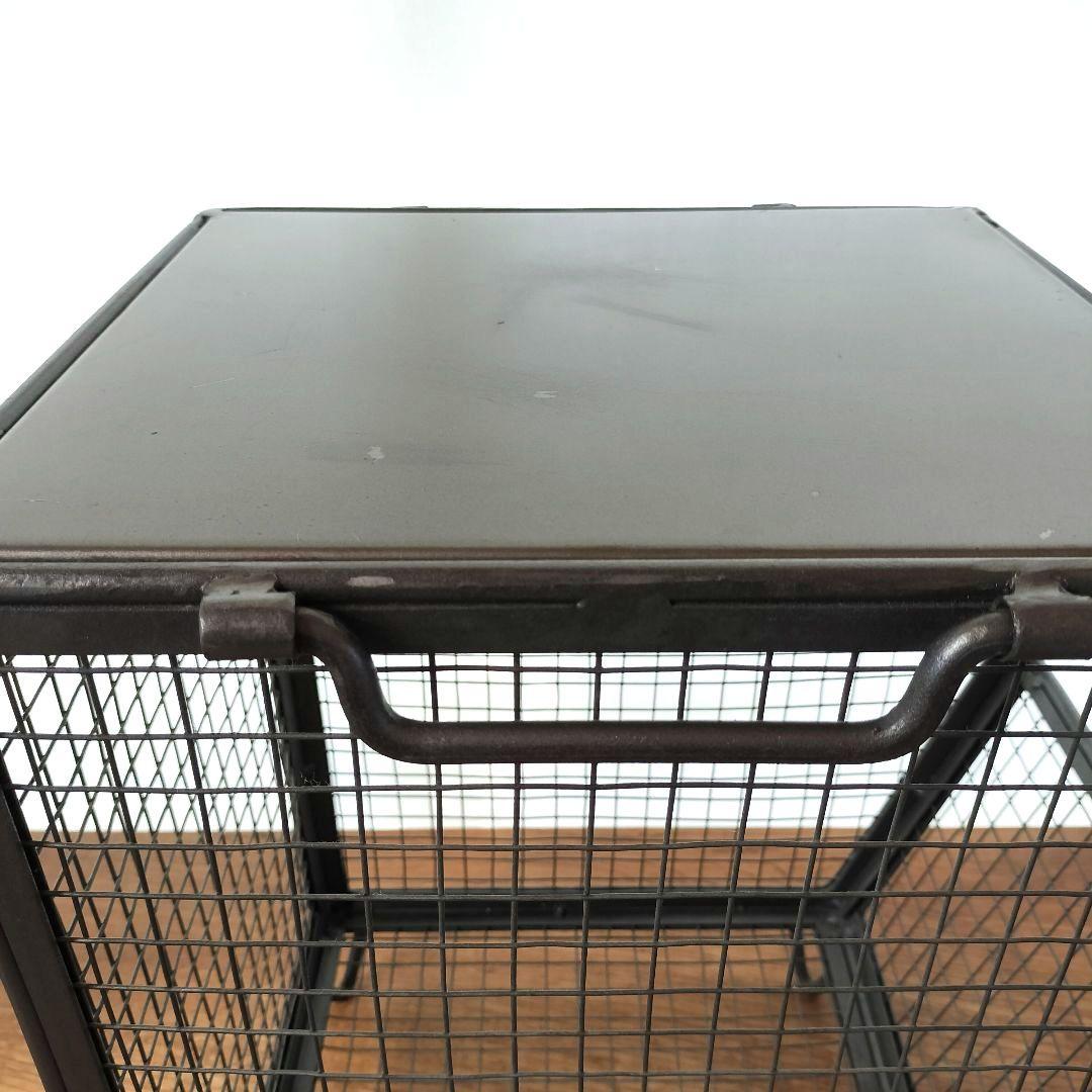 LIFE FURNITURE MESH BOX & TABLE マガジンラック