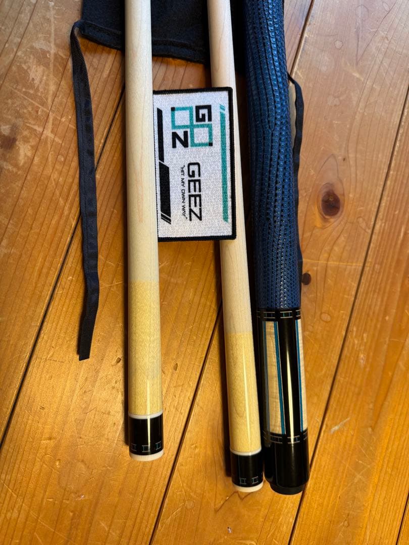 Geez 8 points Cue スペアシャフト付き