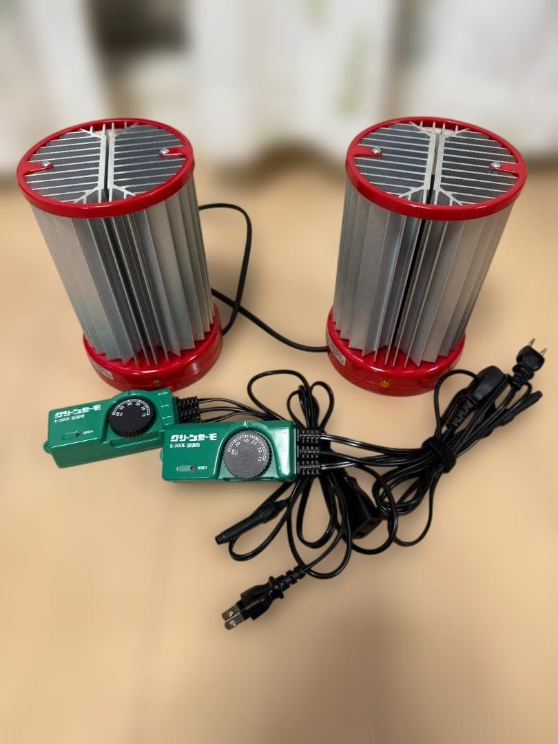 昭和精機工業パネルヒーター250ｗ（Ｅサーモ付） SPE-250 2個セット