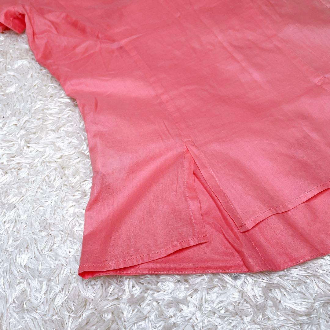 Vivienne Westwood 半袖ブラウス変形 シャツ オーブ刺繍 ピンク