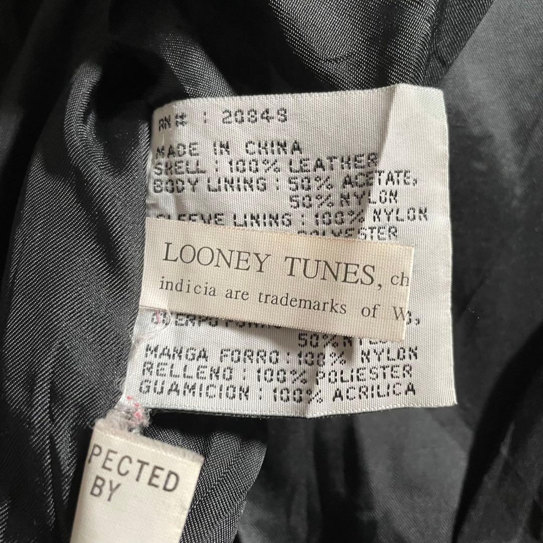 未使用 1990's Looney Tunes Jacket レザージャケット