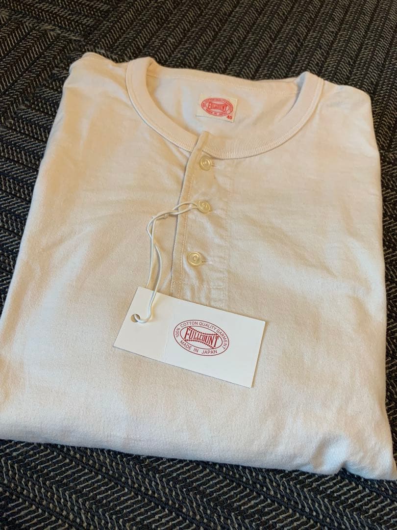 新品 FULLCOUNT フルカウント 長袖 Tシャツ 40 日本製
