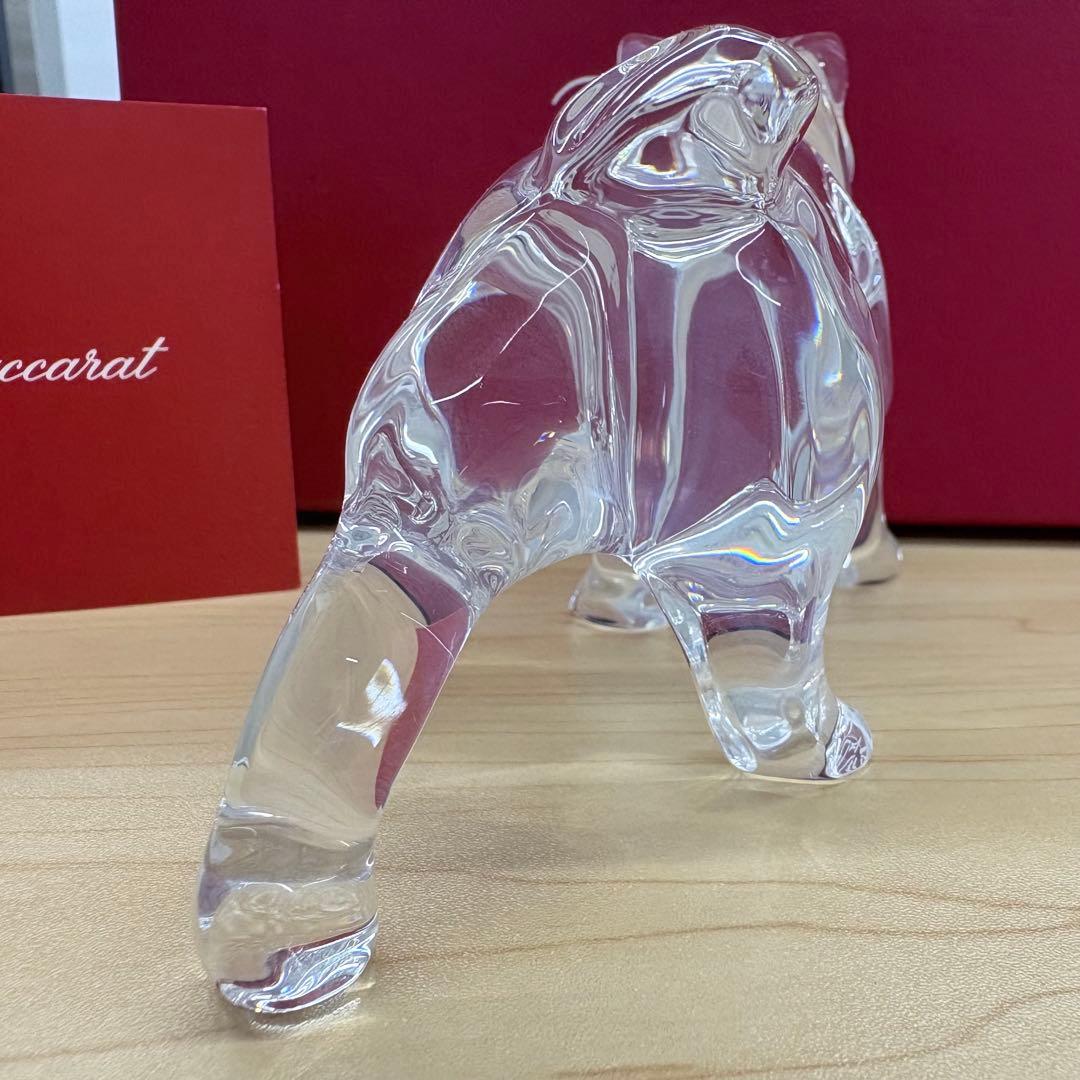 ★美品★Baccarat クリスタル 犬の置物