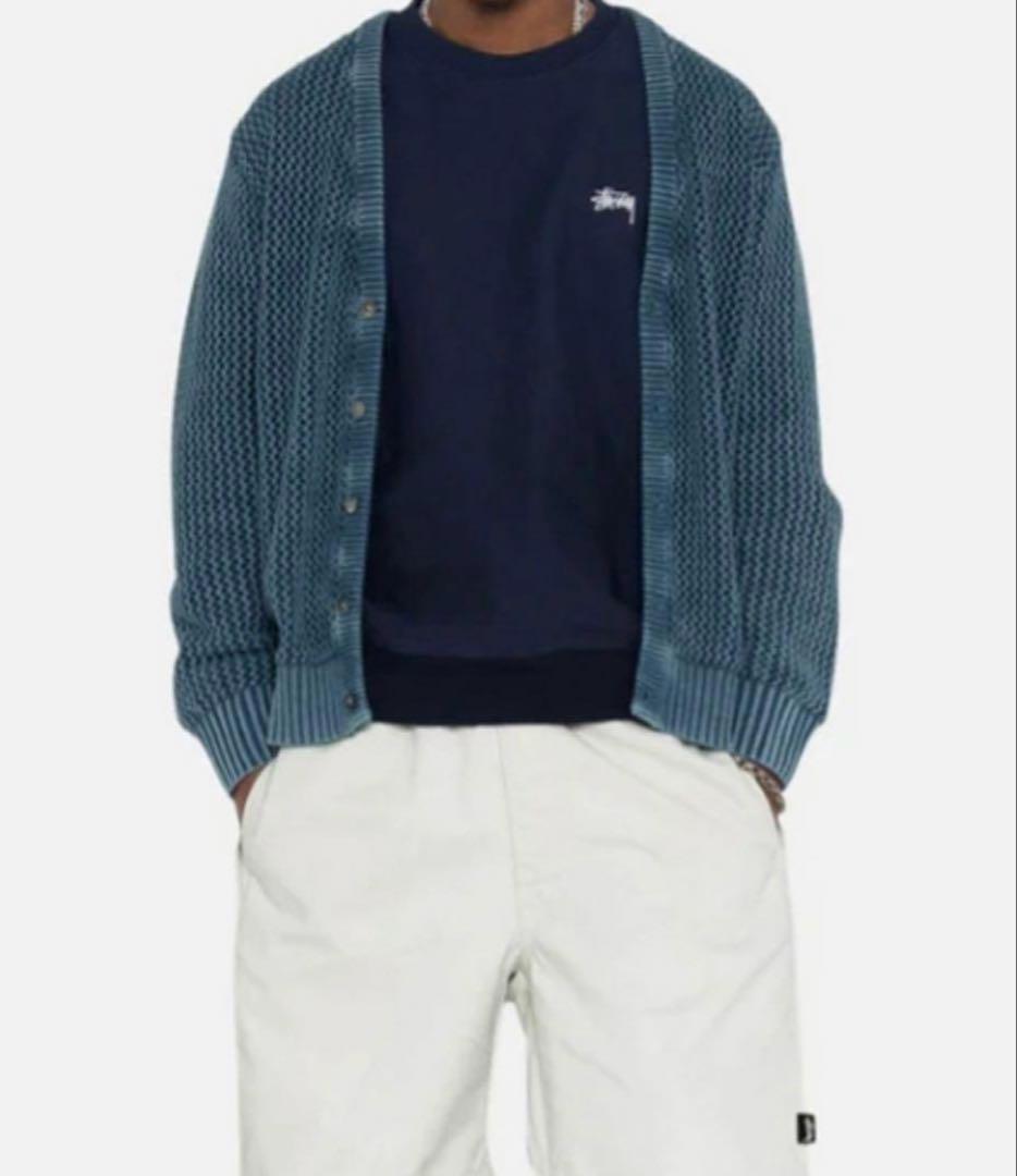 【2023ss】STUSSY loose gauge cardigan