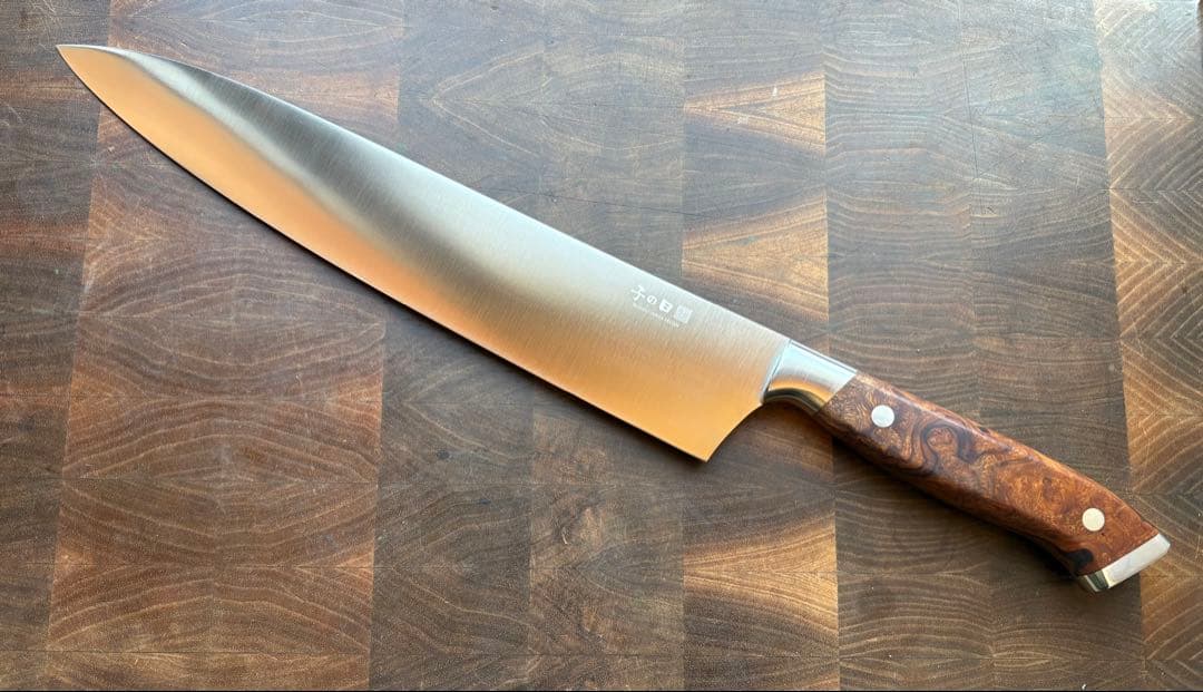 子の日　nenox 牛刀　270mm 包丁　ハイカーボン　ステンレス　洋包丁　鞘