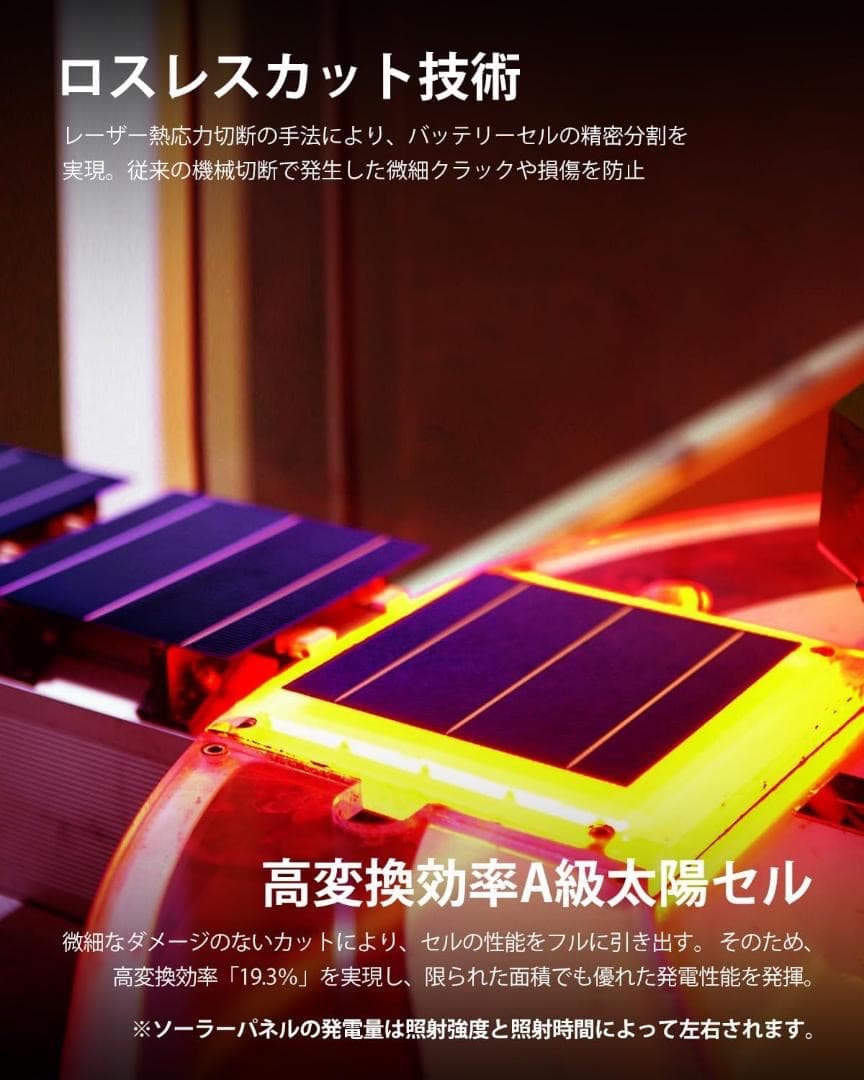 ★本日限定価格★ソーラーパネル 100w×2枚 コネクタ付属 最大800Wh発電