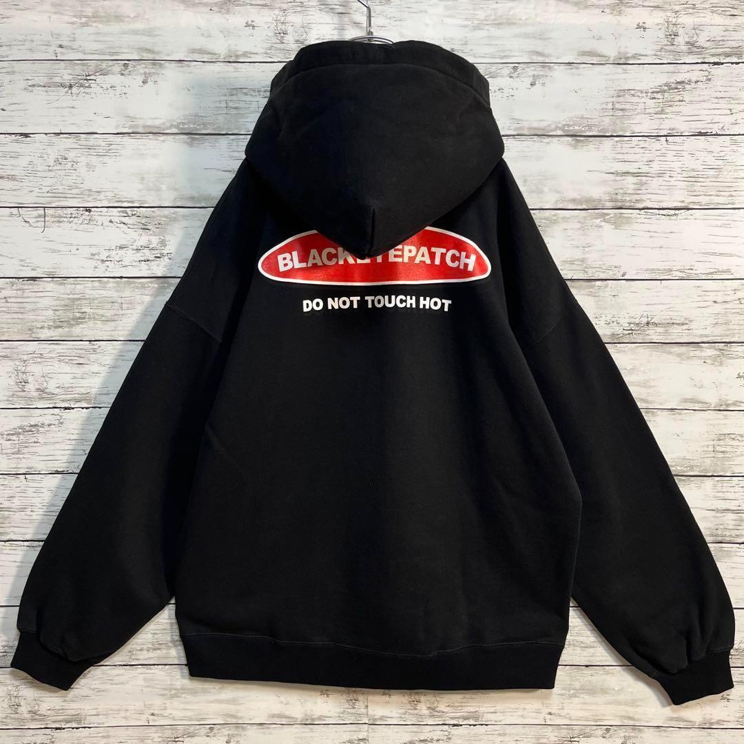 【美品】ブラックアイパッチ DANGER パーカー XL
