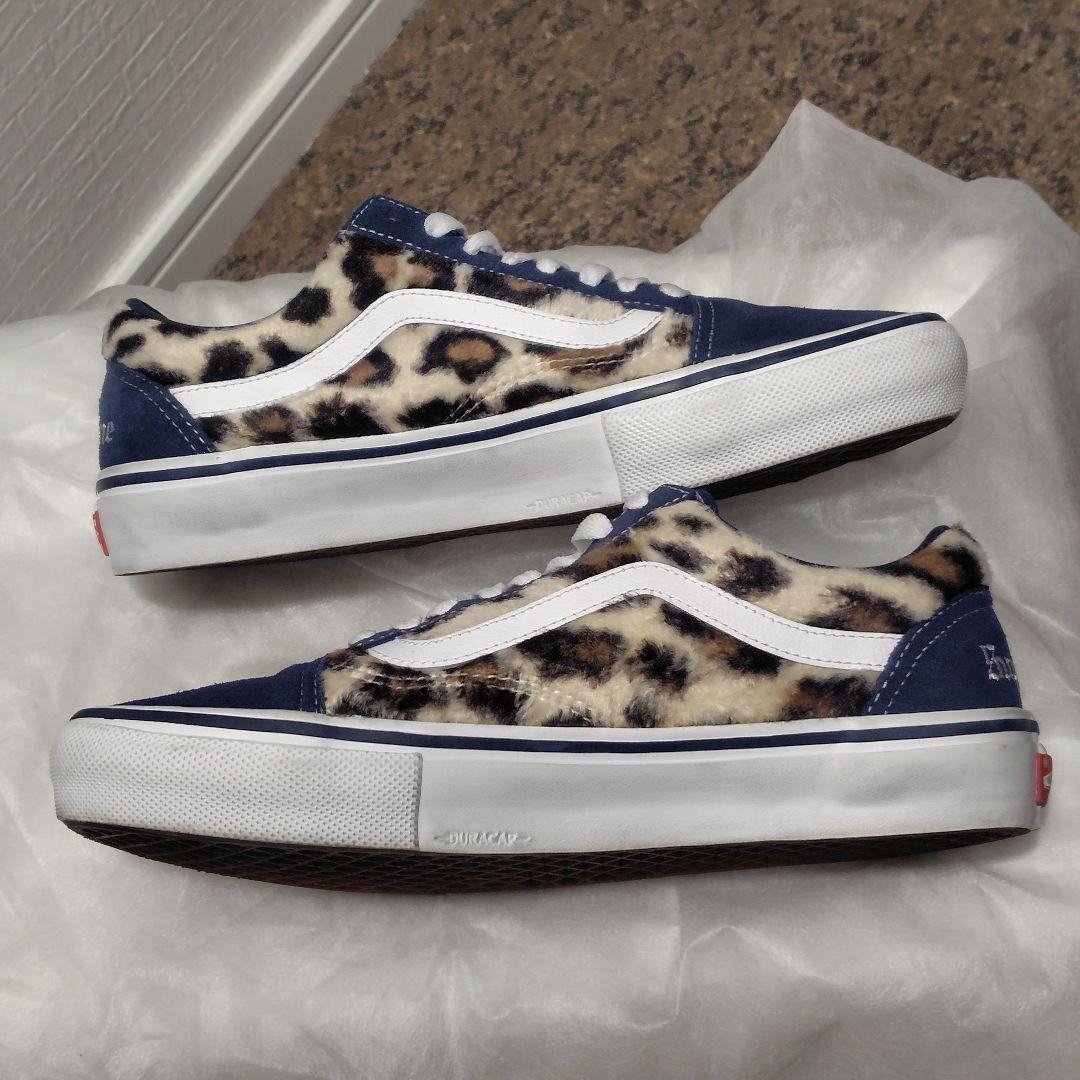 【稀少・美品】Supreme × Vans Leopard Old Skool