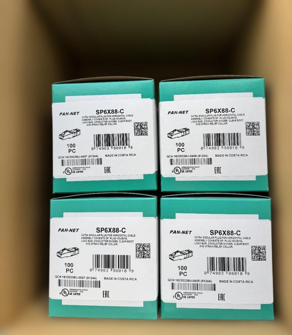 Panduit SP6X88-C LANケーブルコネクタ 400個