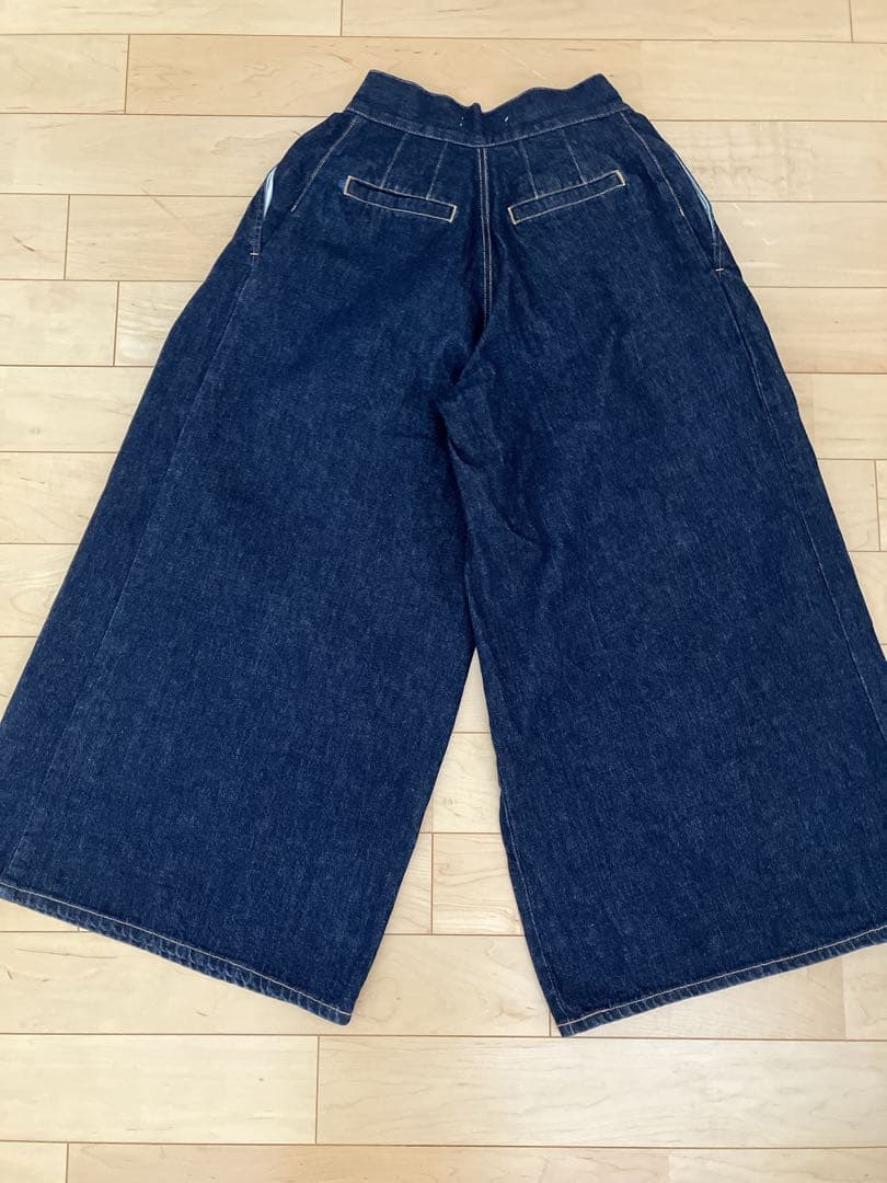 WWW！ETRETOKYO✖️EDWINコラボタックワイドデニムパンツS