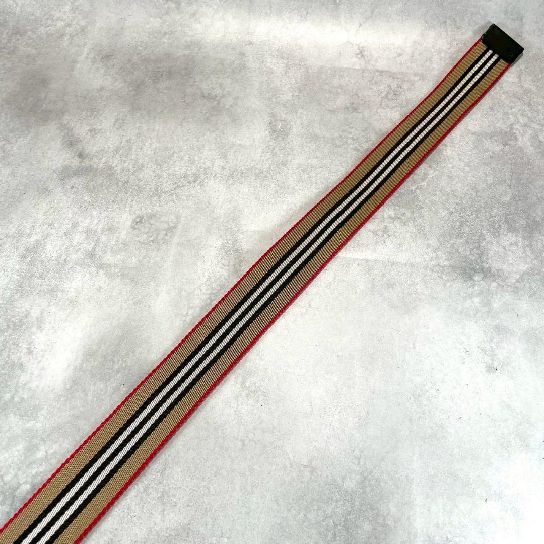 美品●BURBERRY ダブルDリング ベルト マルチカラー 約120cm