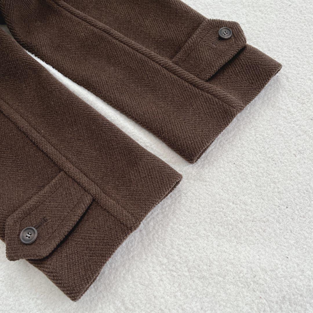 OLD ENGLAND ダッフルコート ムーアブルック ヘリンボーン 英国製