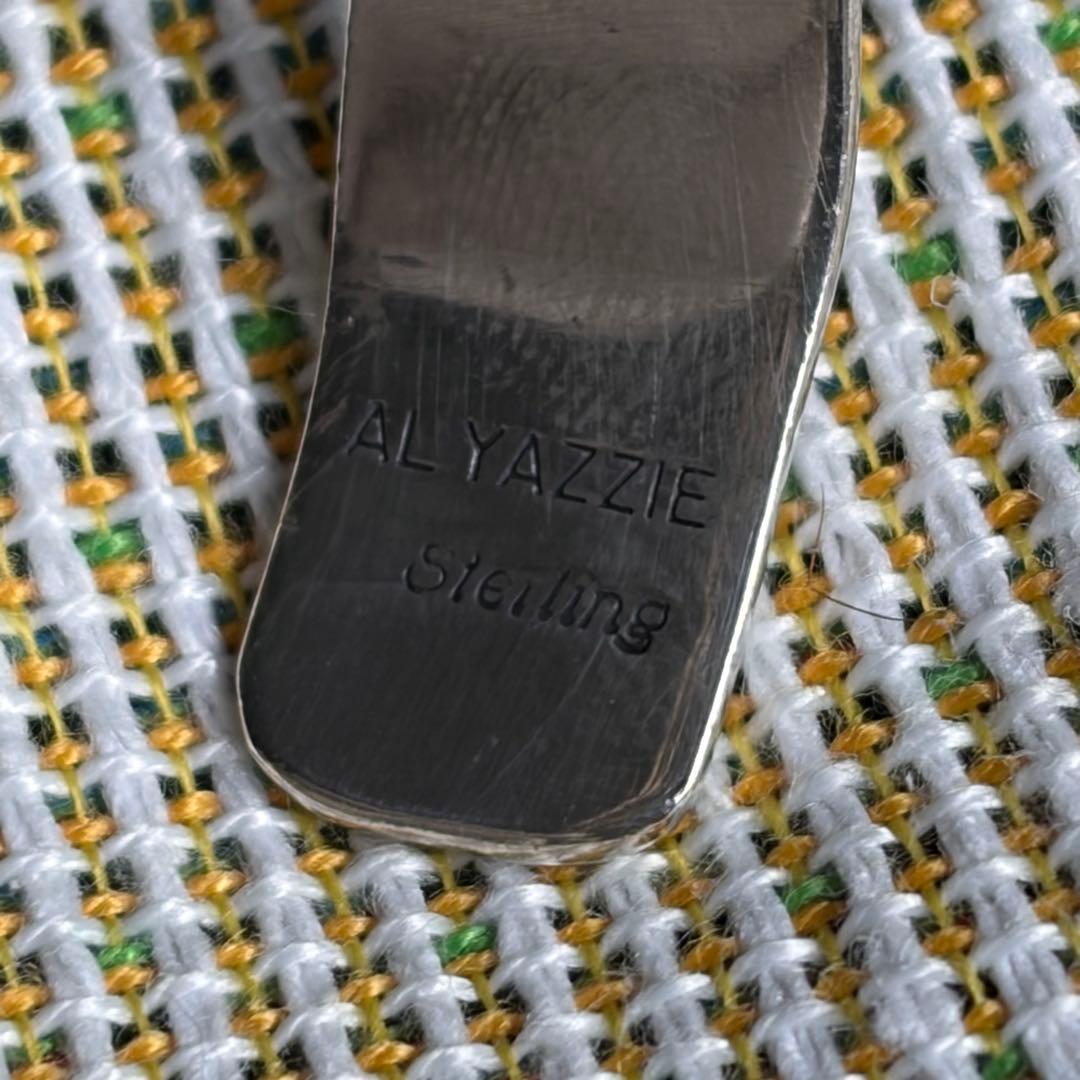 NAVAJO バングル ホワイトターコイズ AL YAZZIE STERLING