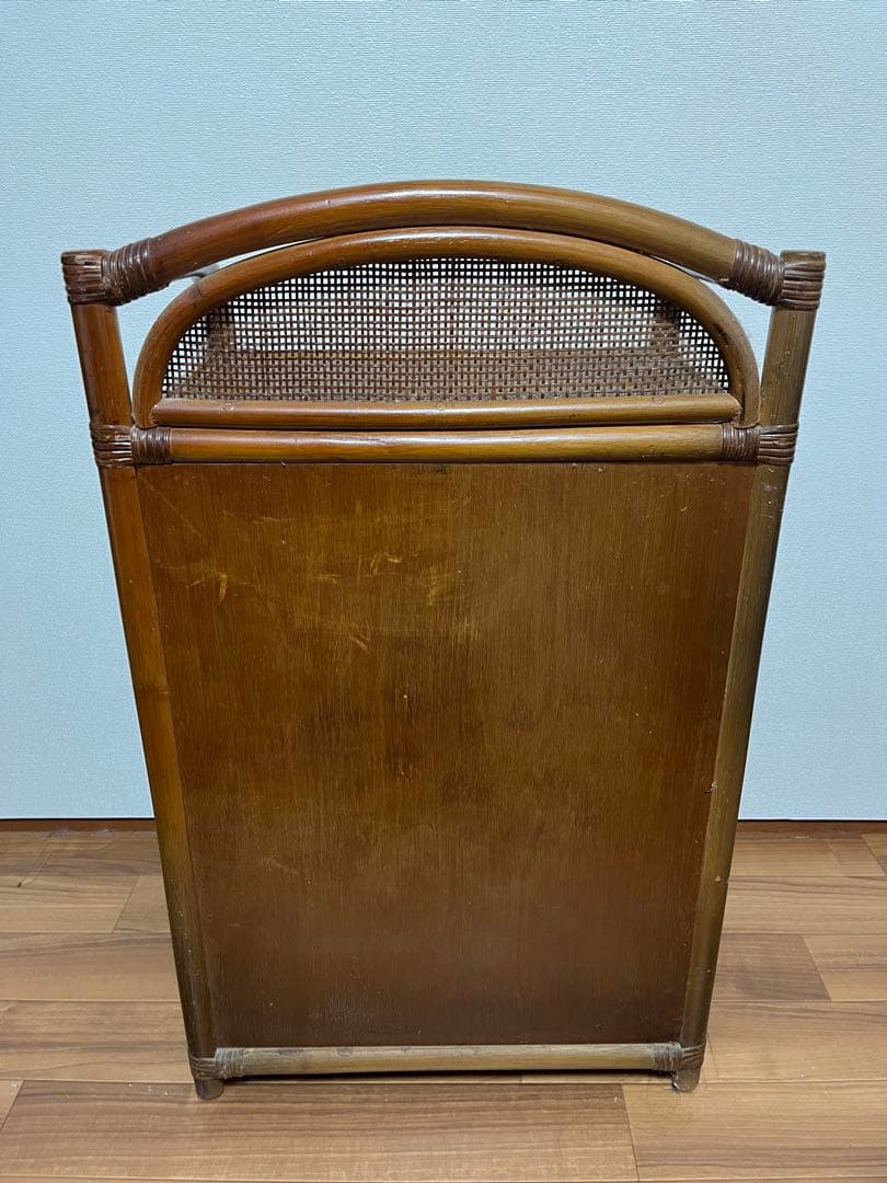 ★お値下げ！★ラタン籐チェスト 家具 4段 タンス　レトロ アンティーク