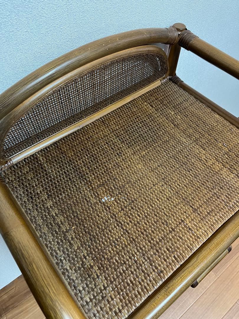 ★お値下げ！★ラタン籐チェスト 家具 4段 タンス　レトロ アンティーク
