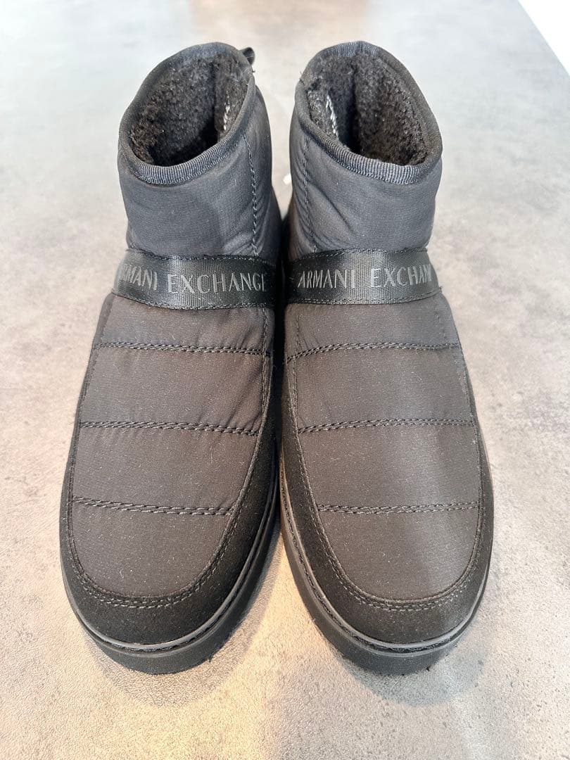 【新品未使用/値札付】Armani Exchange ボア&中綿ブーツ