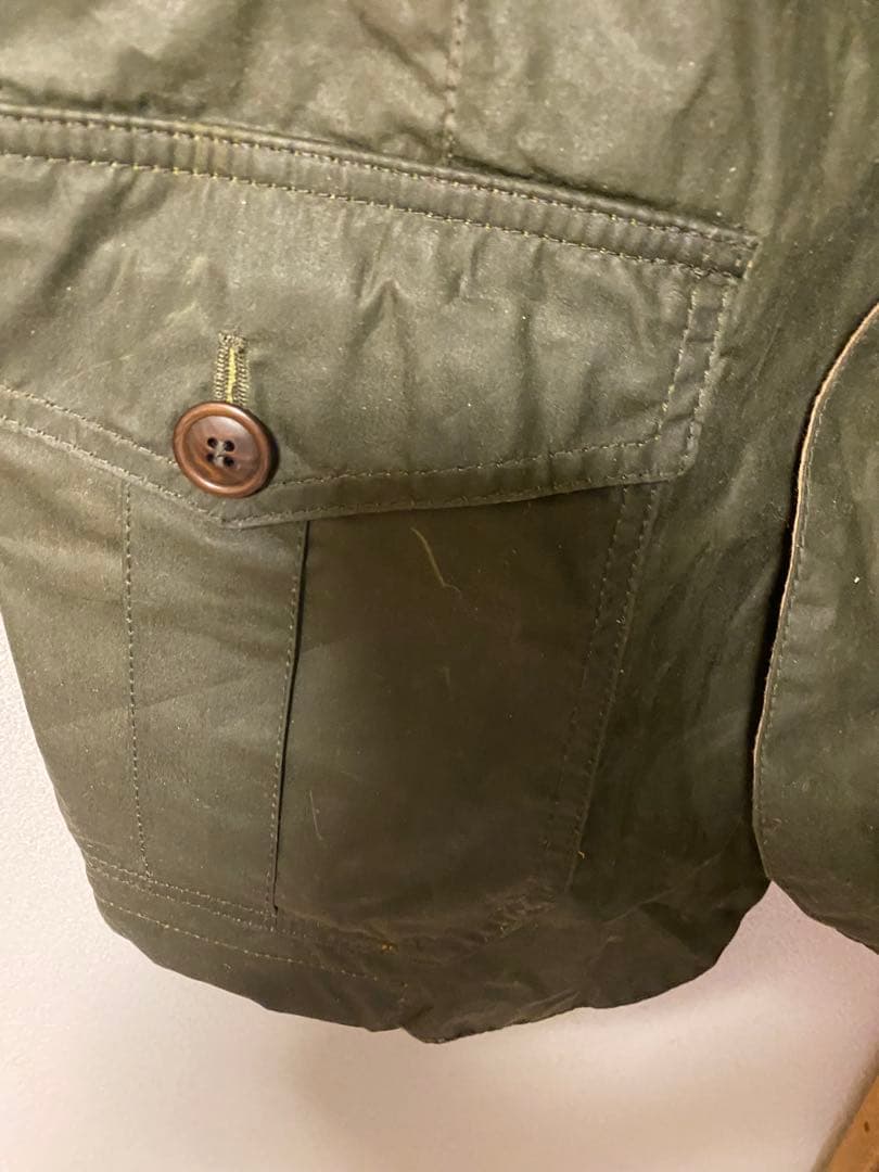 Barbour 4OZ 軽量オリーブグリーンジャケット