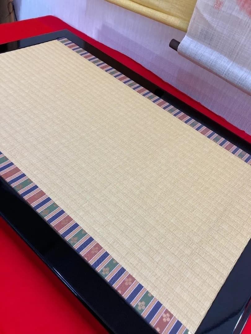 F4 ひな人形飾り台　2段飾り台のみ　高級黒塗り　巾80㎝位