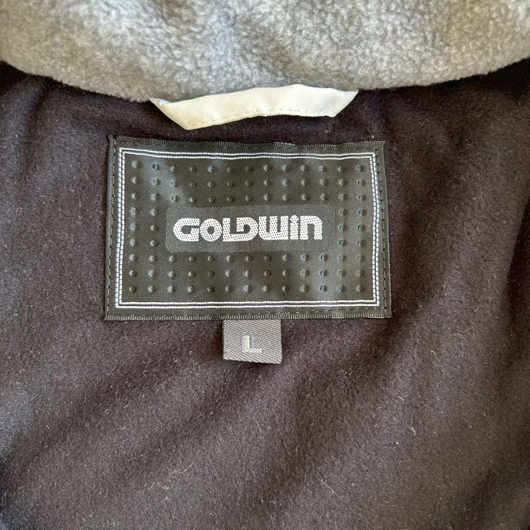 【GOLDWIN】L ホワイト/ブルー スキーウェア 上下セット c110