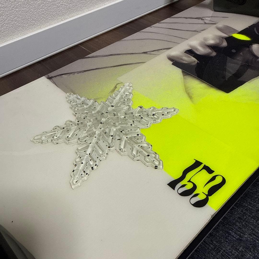 超美品 サロモン VILLAIN 153 バートン MALAVITA Mサイズ