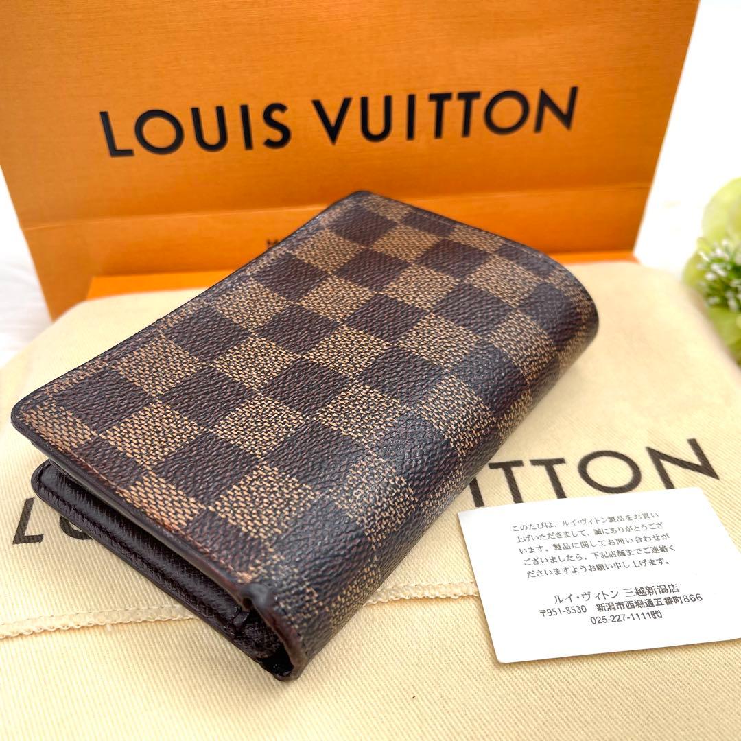 ルイヴィトン　ダミエ　ヴィエノワ 　がま口財布　折財布　951