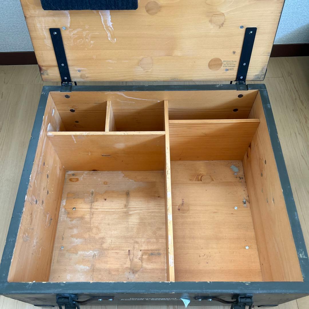 ミリタリーボックス　アウトドア　軍もの スイス軍　70年代70s