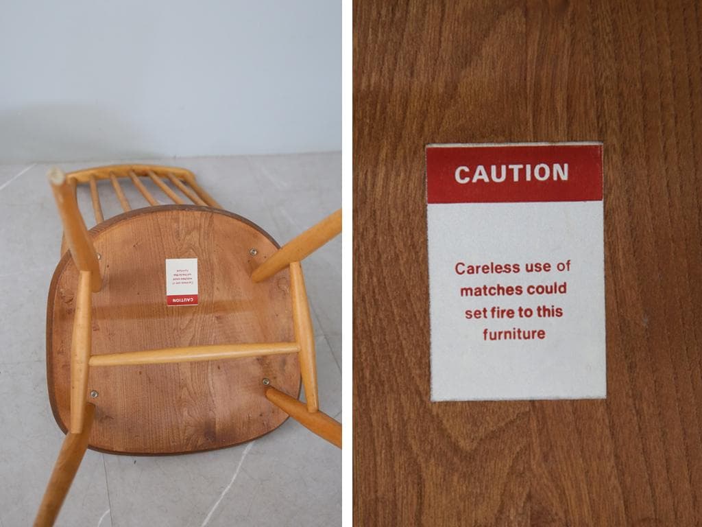 英国アンティークERCOLアーコールゴールドスミスチェア/イス(91-134-1