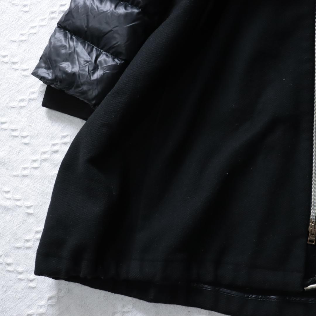 希少！ヘルノ HERNO　 ロングダウンジャケット　コート　44 異素材ミックス