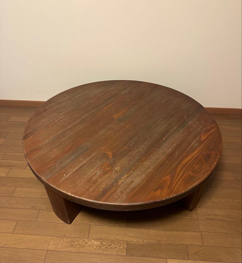 円卓 ちゃぶ台ローテーブル　直接引取り限定