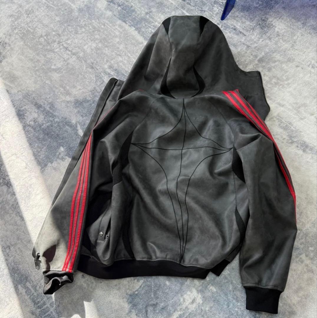 ジャケット・アウター ADIDAS X THUG CLUB TEAM LEATHER JACKET