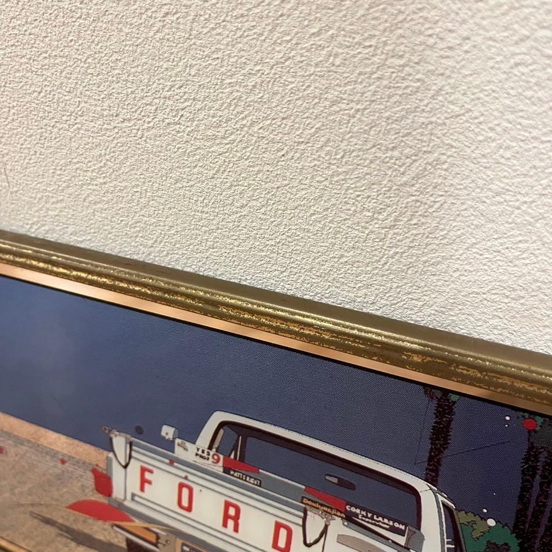 【当時モノ 希少】EIZIN SUZUKI 鈴木英人 インテリア ミラー　レトロ