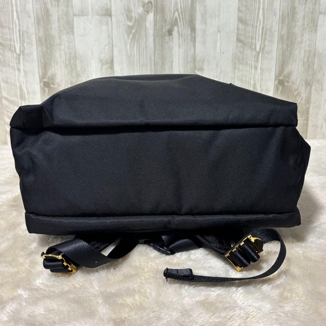 ポーター ガール シア リュック デイパック 黒 ナイロン 2層 多機能 大容量