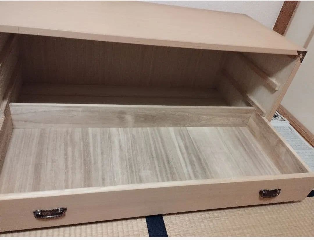 モンシロ　　桐タンス 3段引き出し　訳あり　処分価格