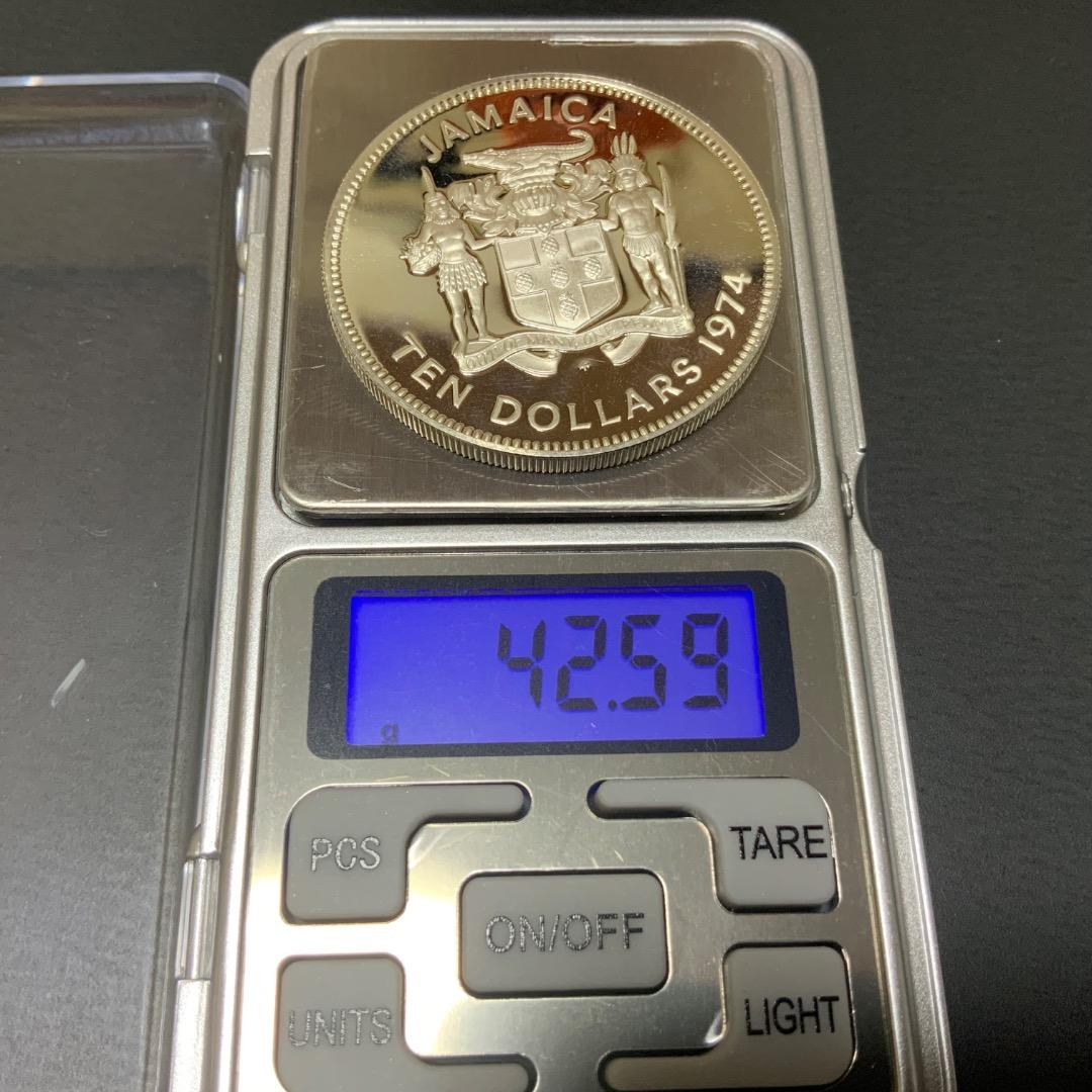 【大型銀貨】ジャマイカ 1974年 ヘンリー・モーガン卿 記念銀貨