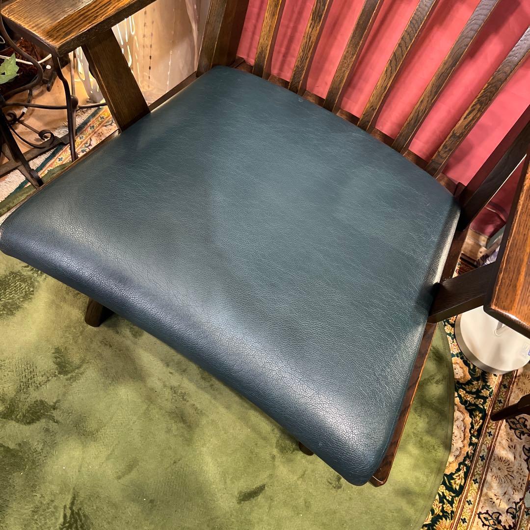 L２　飛騨　IBATA ヴィンテージ ローチェア　和風　チェア　肘付き