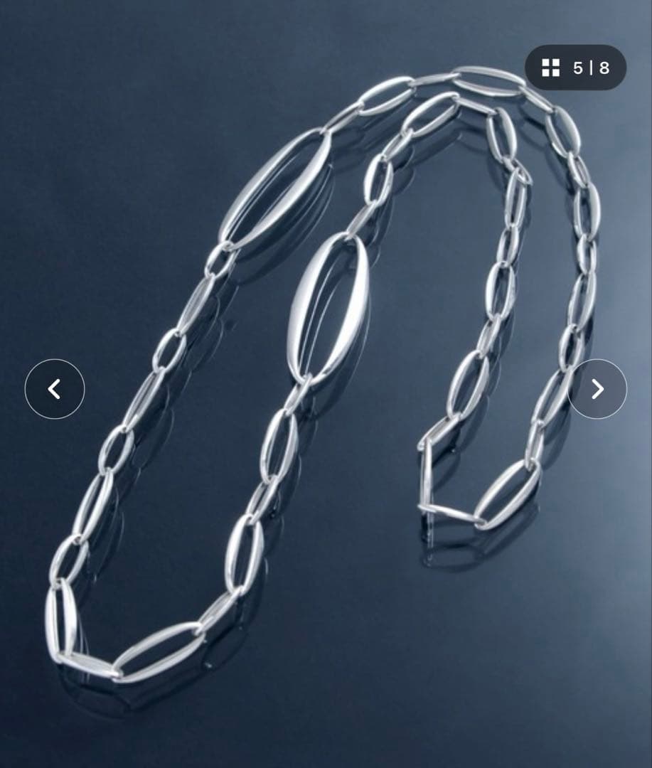 【YArKA】ヤーカ状態極良好！シルバー925ネックレス、税込88,000円の品