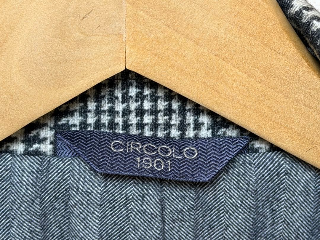 Circolo 1901 グレンチェック トレンチコート 46