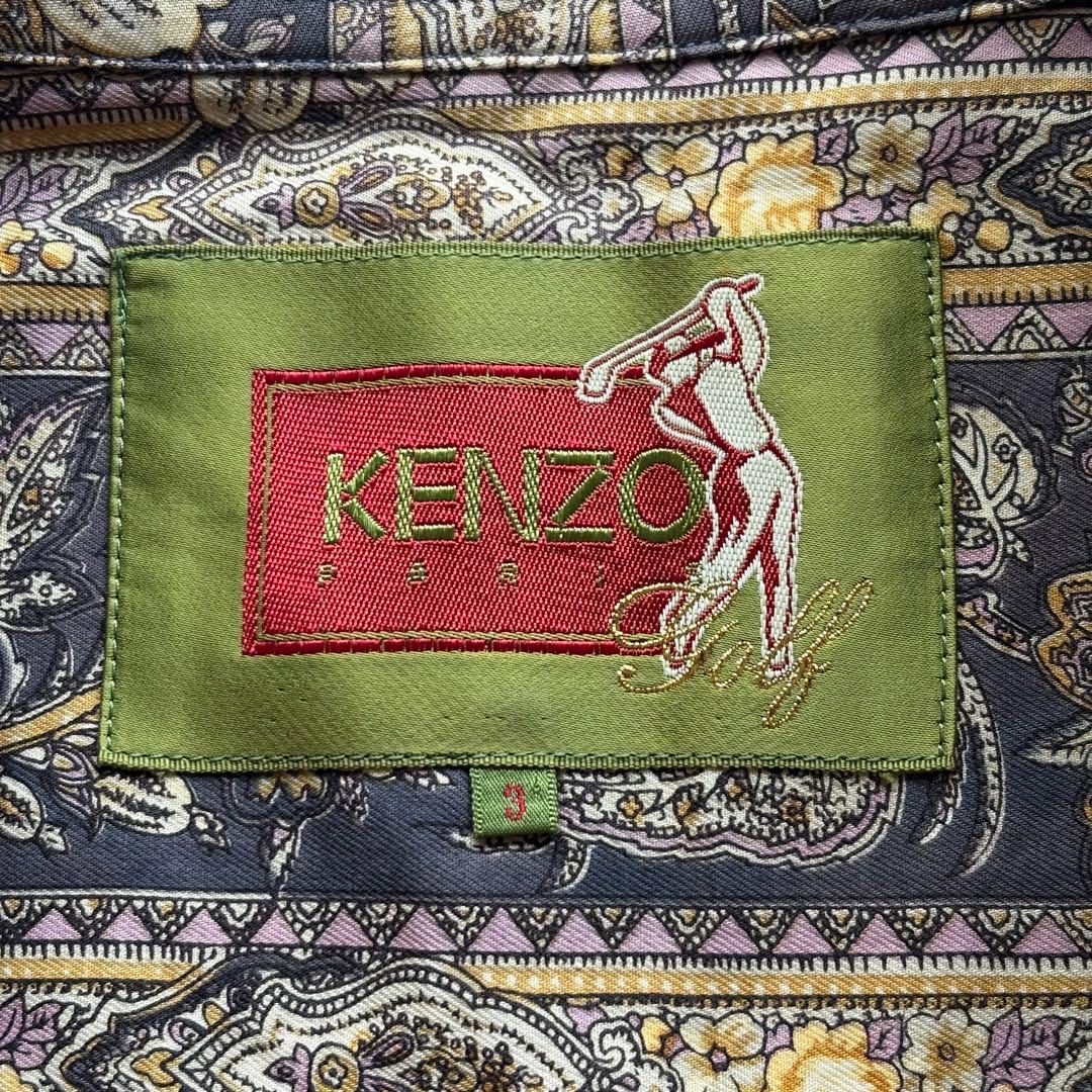 ジャケット・アウター 90s KENZO Golf Pattern Cotton Blouson