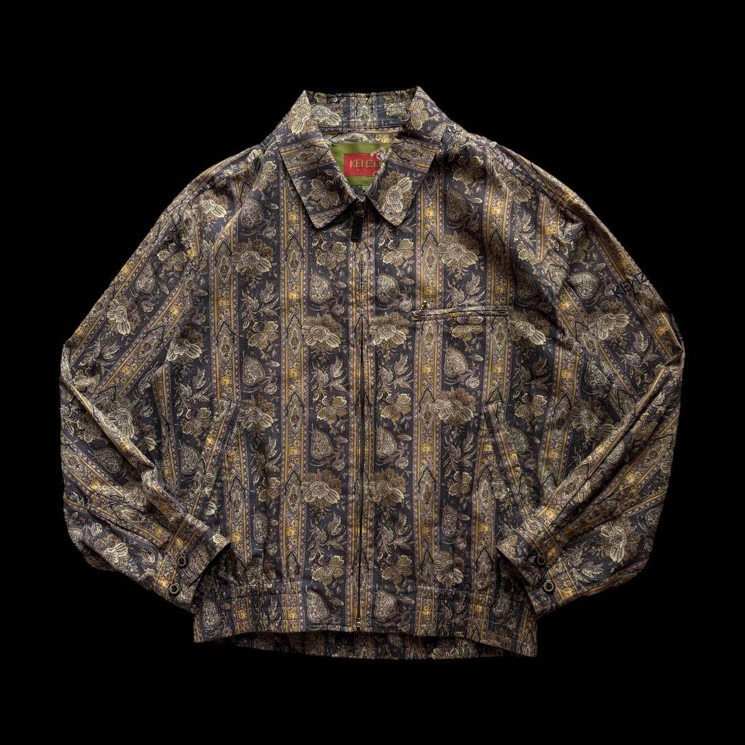 ジャケット・アウター 90s KENZO Golf Pattern Cotton Blouson