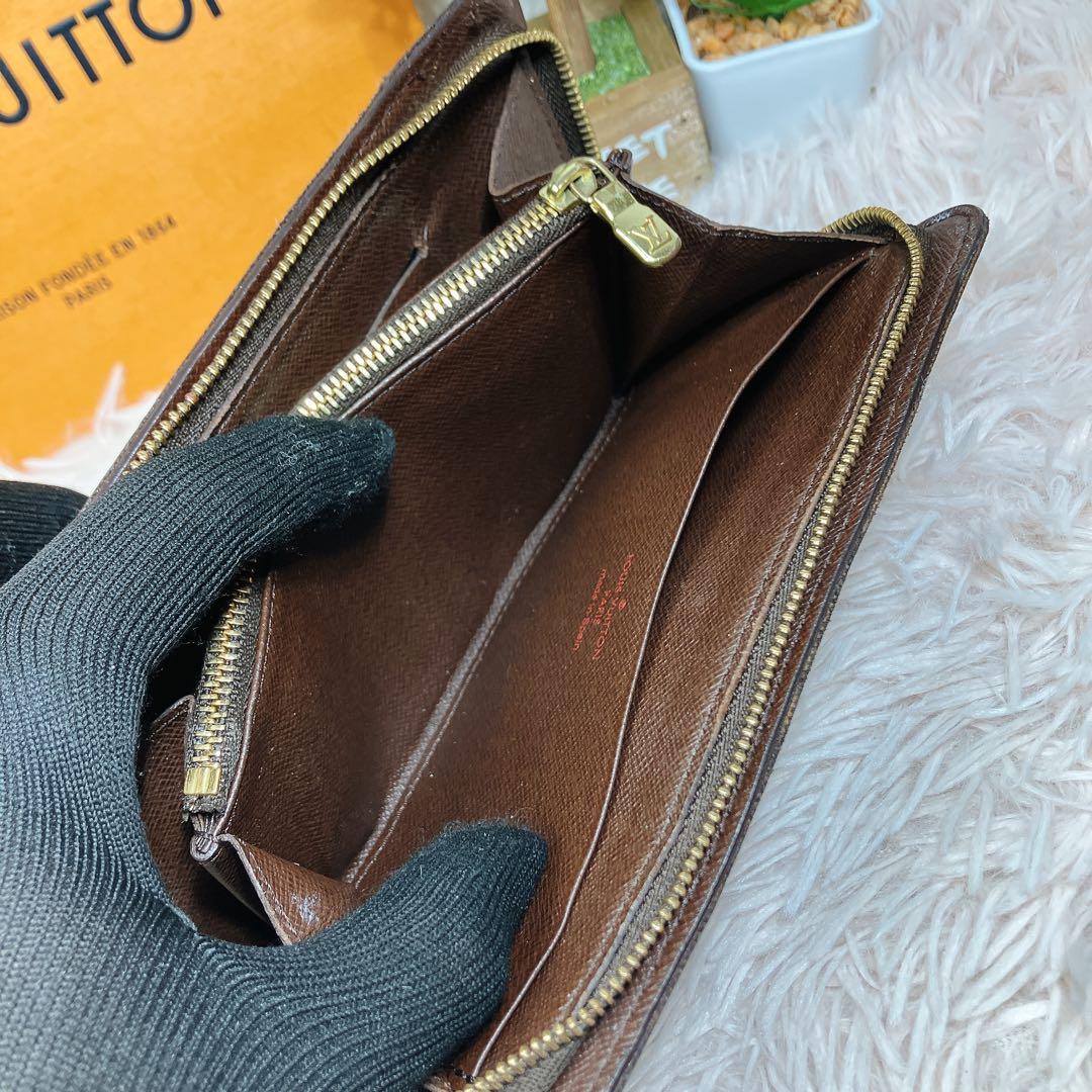 ルイヴィトン ダミエ ポルトモネ ジップ ラウンドファスナー ウォレット 長財布