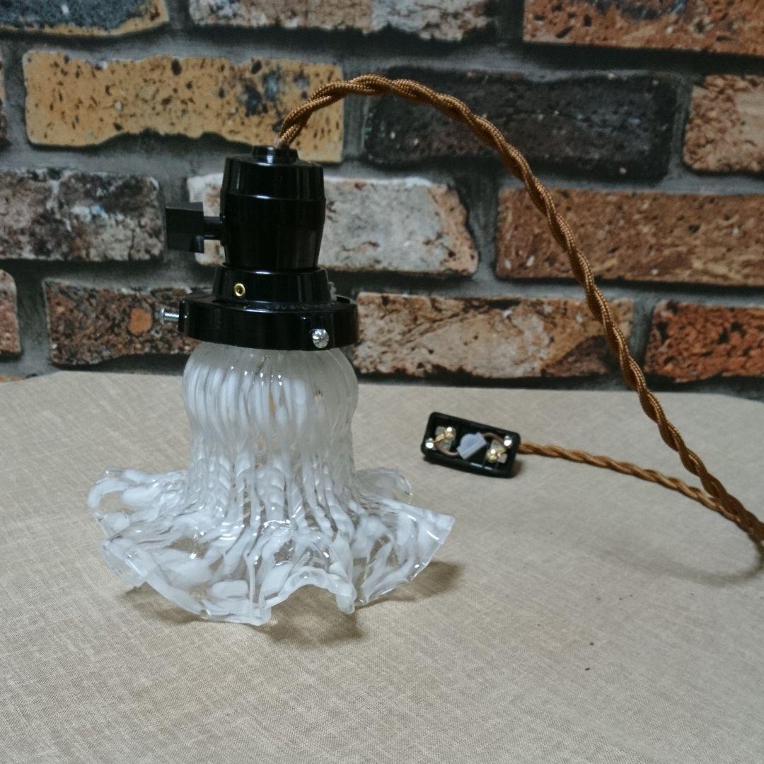 アンティーク ガラス ランプシェード