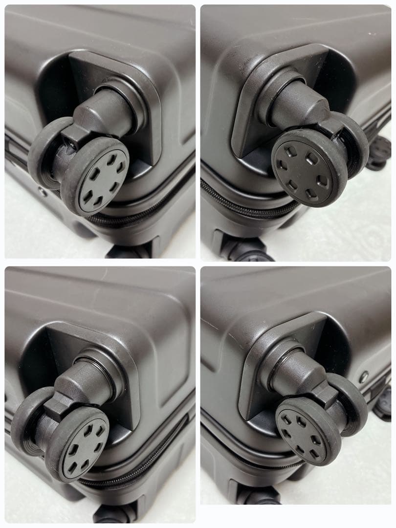 無印良品 スーツケース ブラック　4輪　ハードケース 36リットル