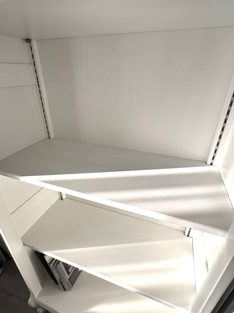 アンティーク ロココ調 キャビネット 白