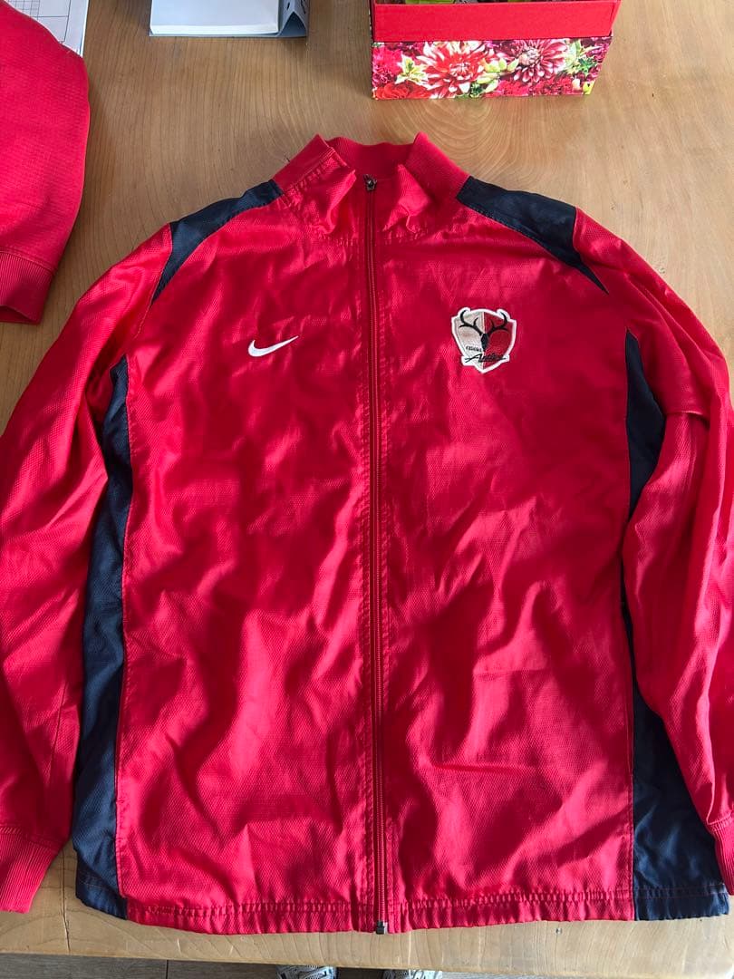 鹿島アントラーズ プロ着用練習着 ウィンドブレーカー ジャージ セット上のみ