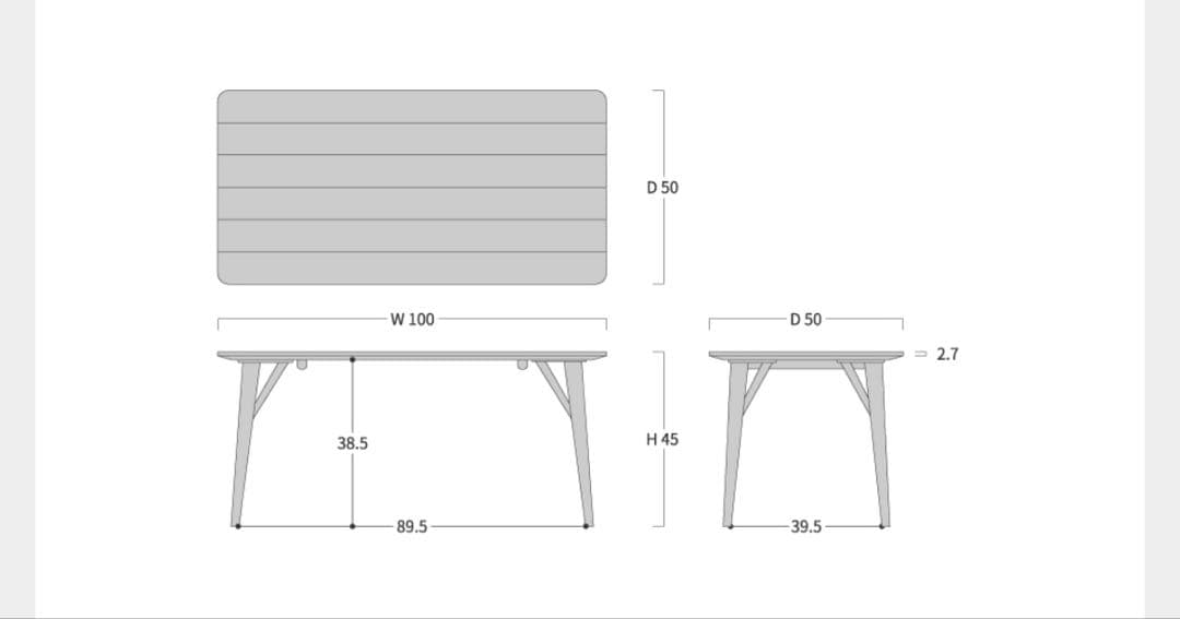 ACTUS 日進木工 WHITE WOODシリーズ　リビングテーブル