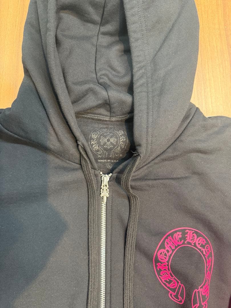 【専用】新品Chrome Hearts 新作　BK/PINK ZIPPARKER