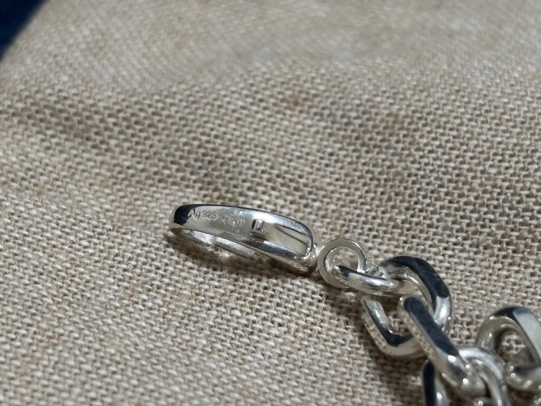 GUCCI インターロッキング　チェーン　ブレスレット　16号