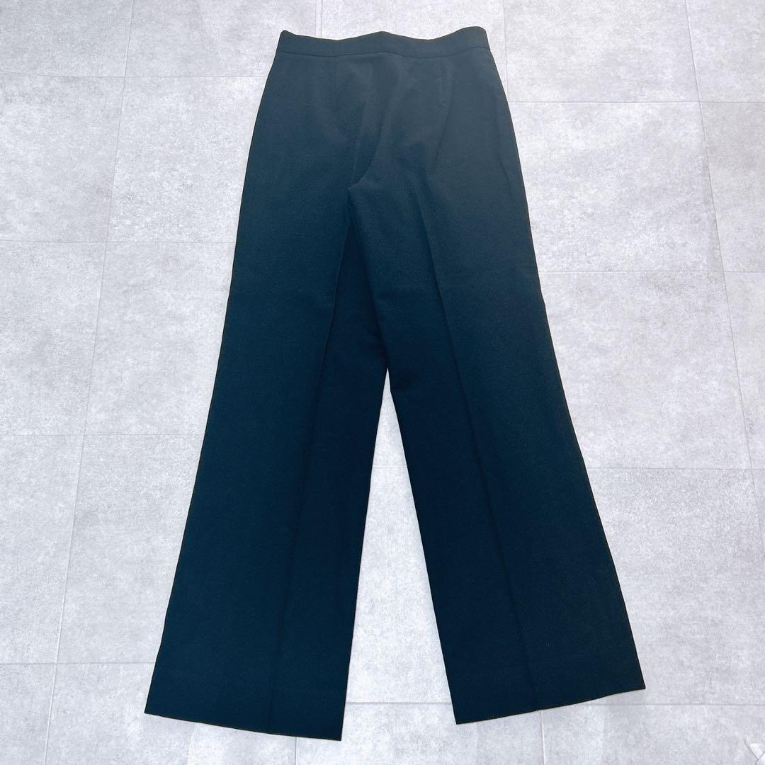 美品✨ ラルフローレン セットアップ　パンツスーツ 5B ワイド ウール 黒