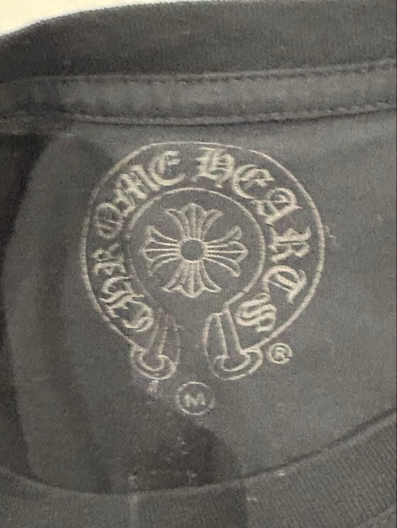 希少 chrome hearts 星 star long t ロンt 黒 クロム