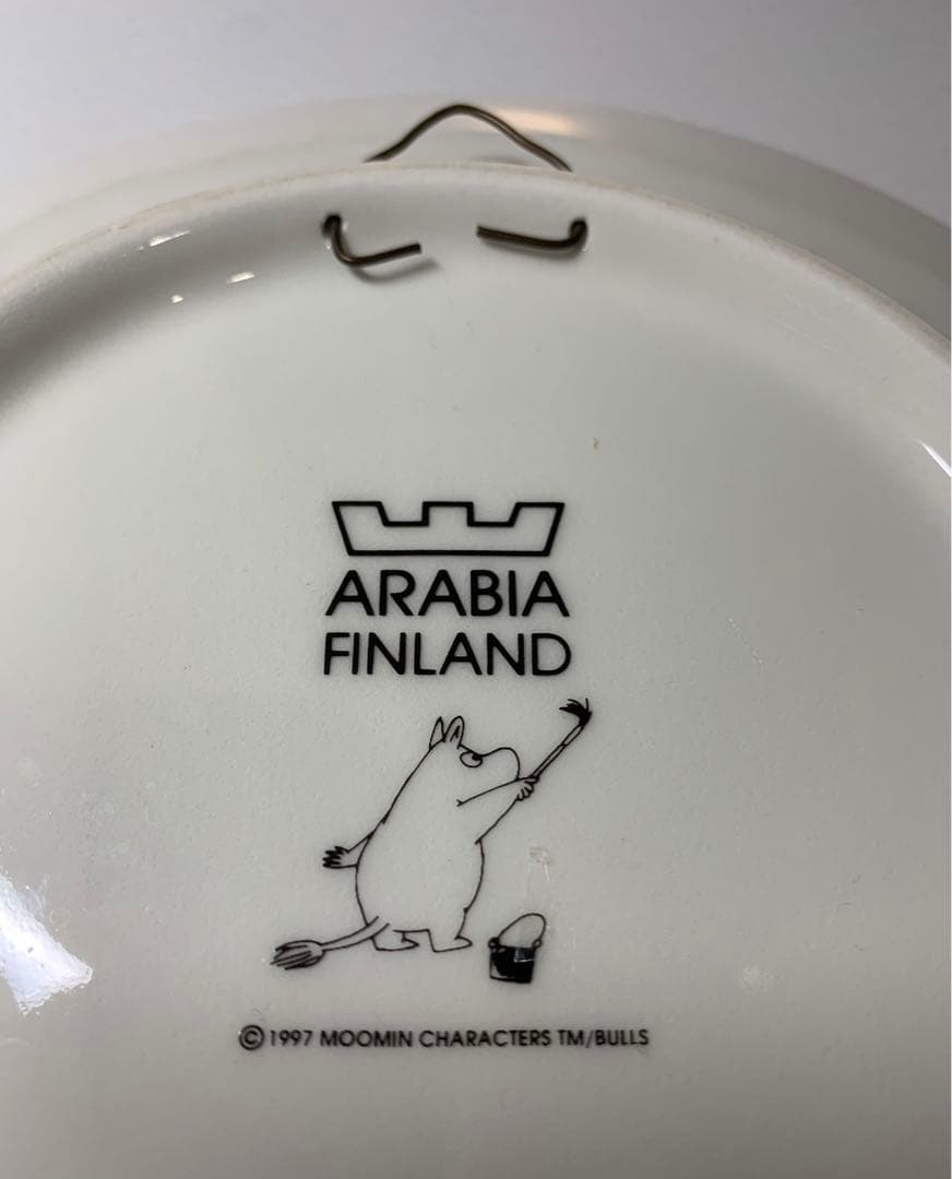 【美品】ARABIA  ムーミン クリスマスウォールプレート